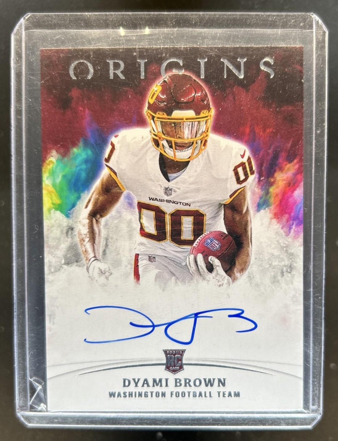 Dyami Brown Panini Origins Rookie Autographs #RADB Base