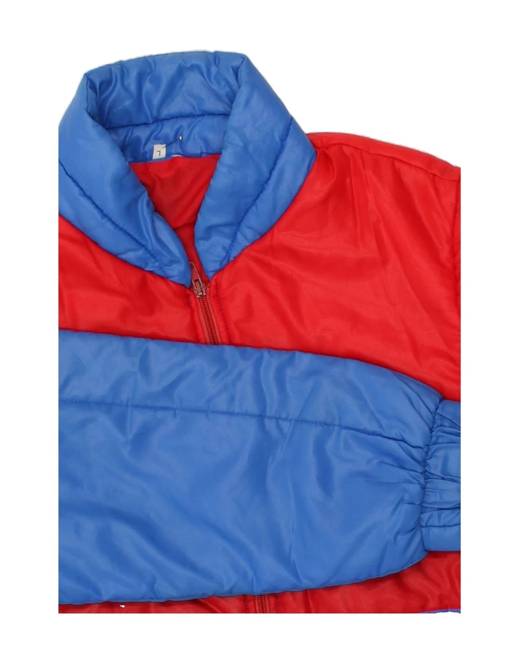 Chaqueta acolchada PAPAYA para hombre Reino Unido 40 grande azul bloque de color poliamida AS03 Foto 4 de 4