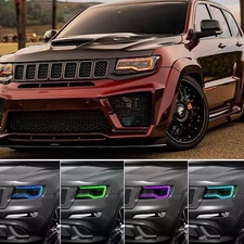 For Jeep Grand Cherokee 2014-2021 Headlight APP Bluetooth RGBW LED DRL Board