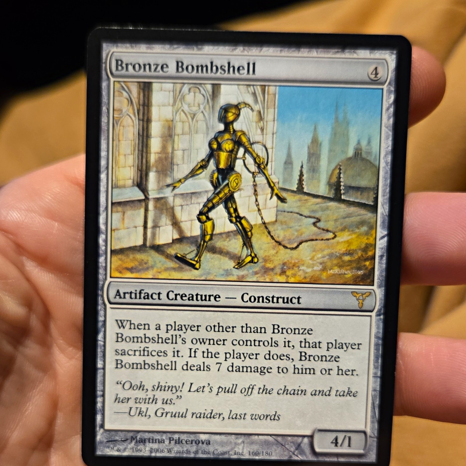 mtg Bronze Bombshell - Dissension Regular English #160/180