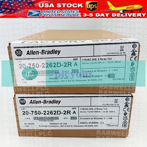 2023 New Sealed A-B 20-750-2262D-2R /A PowerFlex 750 115V I/O Module