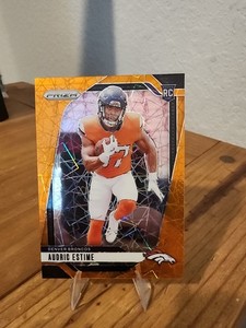 2024 Panini Prizm - Rookies Audric Estime #306 Lazer Prizm (RC)