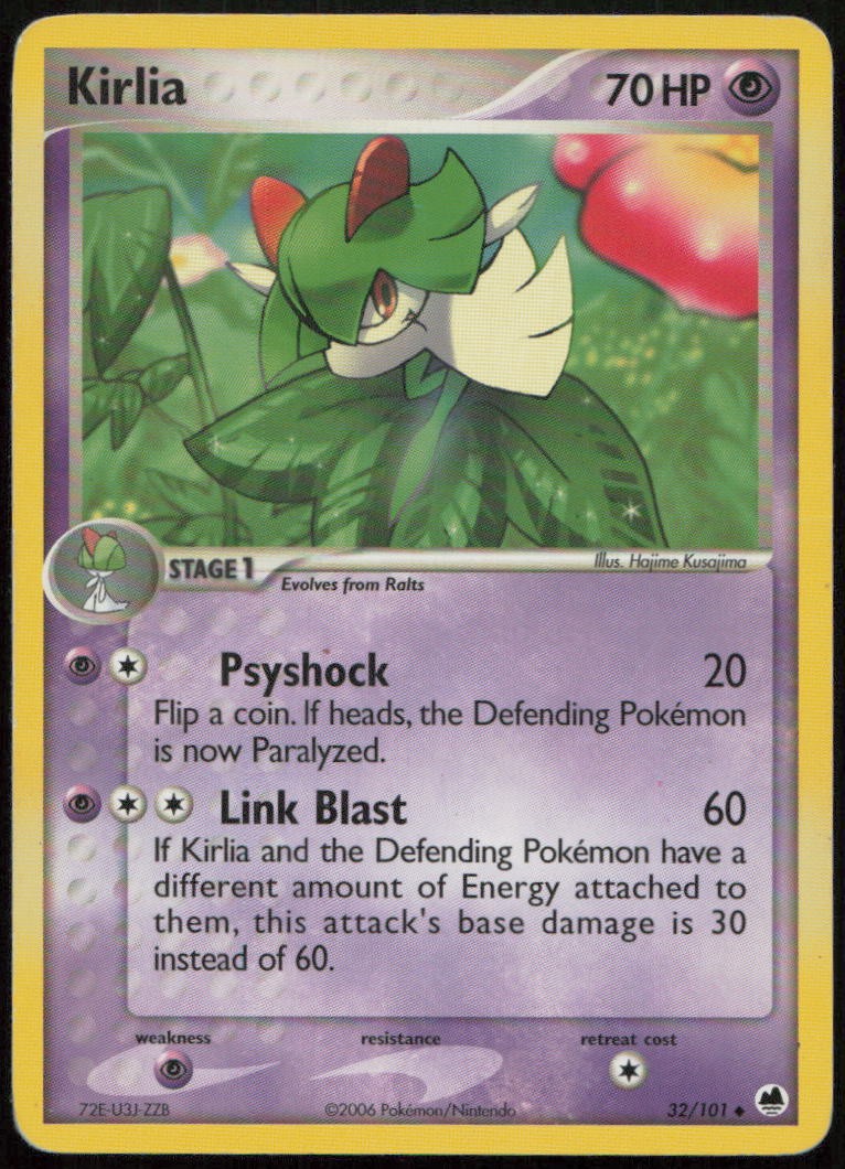 Kirlia 32/101 HP Dragon Frontiers Uncommon Pokemon