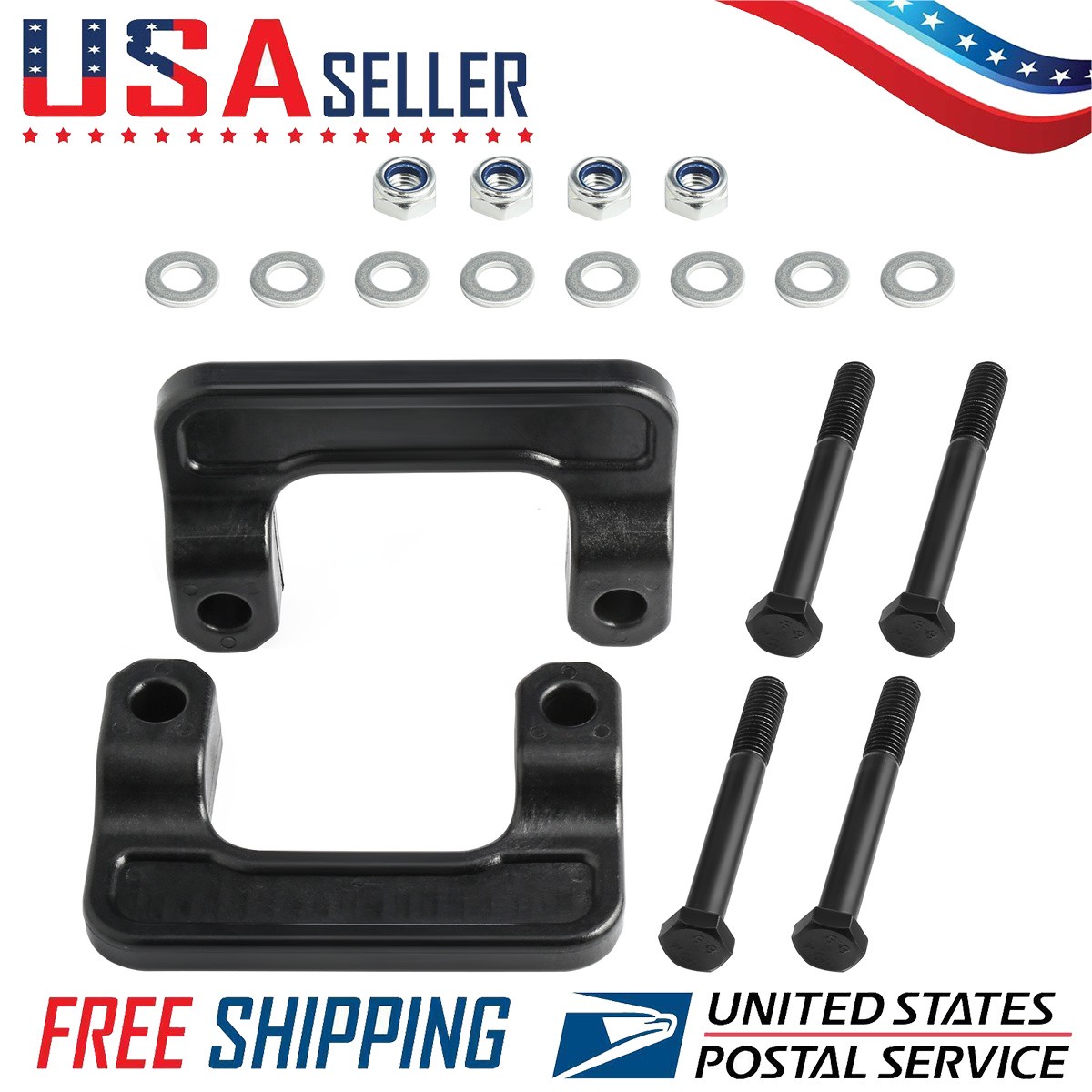 Front 2" Leveling Lift Kit For Chevy Silverado GMC Sierra 1500 2007-2018 Steel