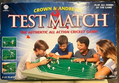 Crown & Andrews Testspiel Cricket das authentische All Action Cricketspiel sehr guter Zustand