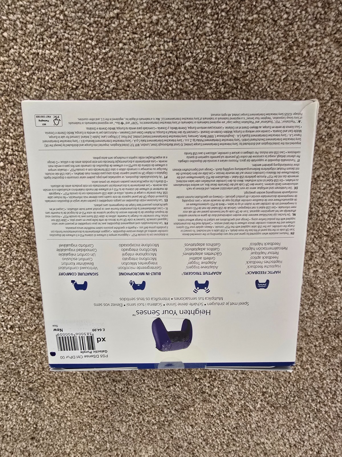 PS5 Sony Dual Sense Wireless Controller  galactic purple Brand New