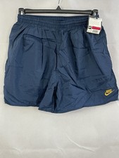 Vintage Men's Nike Brief Lined Running Shorts Old School Logo Size L NOS NWT H2