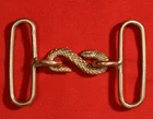CONFEDERATE BLOCKADE SNAKE BUCKLE GREAT DETAIL (AS ORIGINALLY MADE) NONE FINER!
