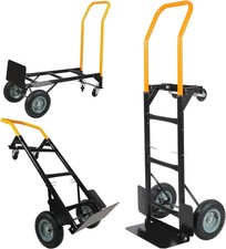 Redcamp 2 in 1 Convertible Hand Truck, Portable 4 Wheel Dolly Cart with Swivel