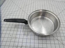 Lifetime Cookware Stainless Steel T304  8.5” Skillet Fry Pan Made in USA