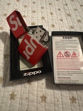 Supreme Red Zippo SS18 LIGHTER New With Box