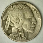 1924 Buffalo Indian Head Nickel VF 5c US Coin Very Fine Circulated Philadelphia