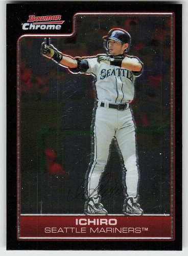 2006 Bowman Chrome Ichiro [Gold Refractor] #50 card
