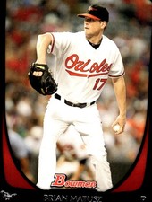 Brian Matusz 2011 Bowman #28 Orioles MLB READ FREE SHIPPING AutographDen