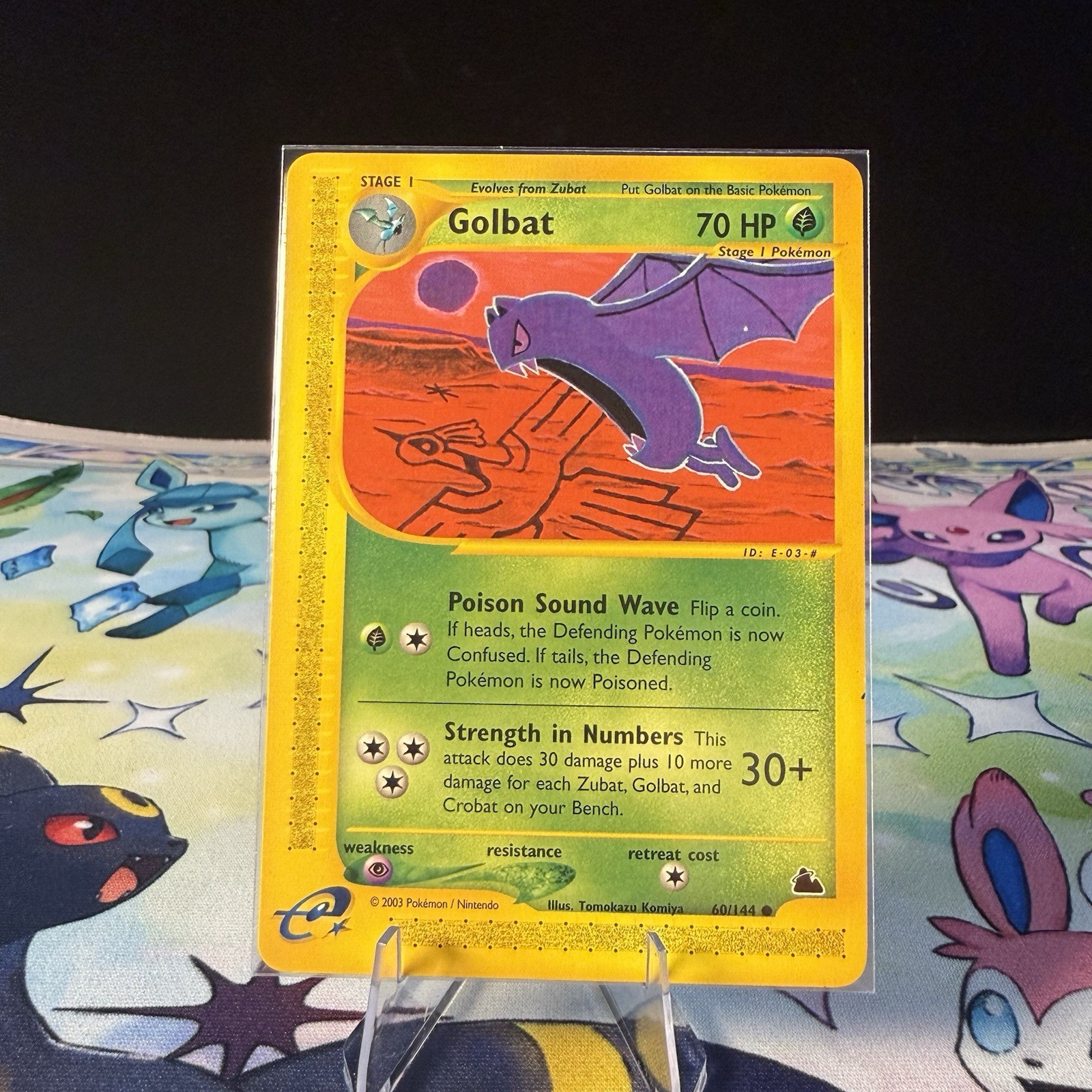 Golbat 60/144 Skyridge E-Reader Pokémon Card LP WOTC 2003