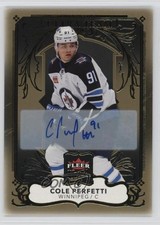2025-26 Upper Deck Fleer Ultra Team Gold Cole Perfetti #UT1of20 Auto 3qn