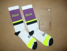 Fizik Off-Road Cycling Socks, Team Edition, Lilac-White, M (40-43)