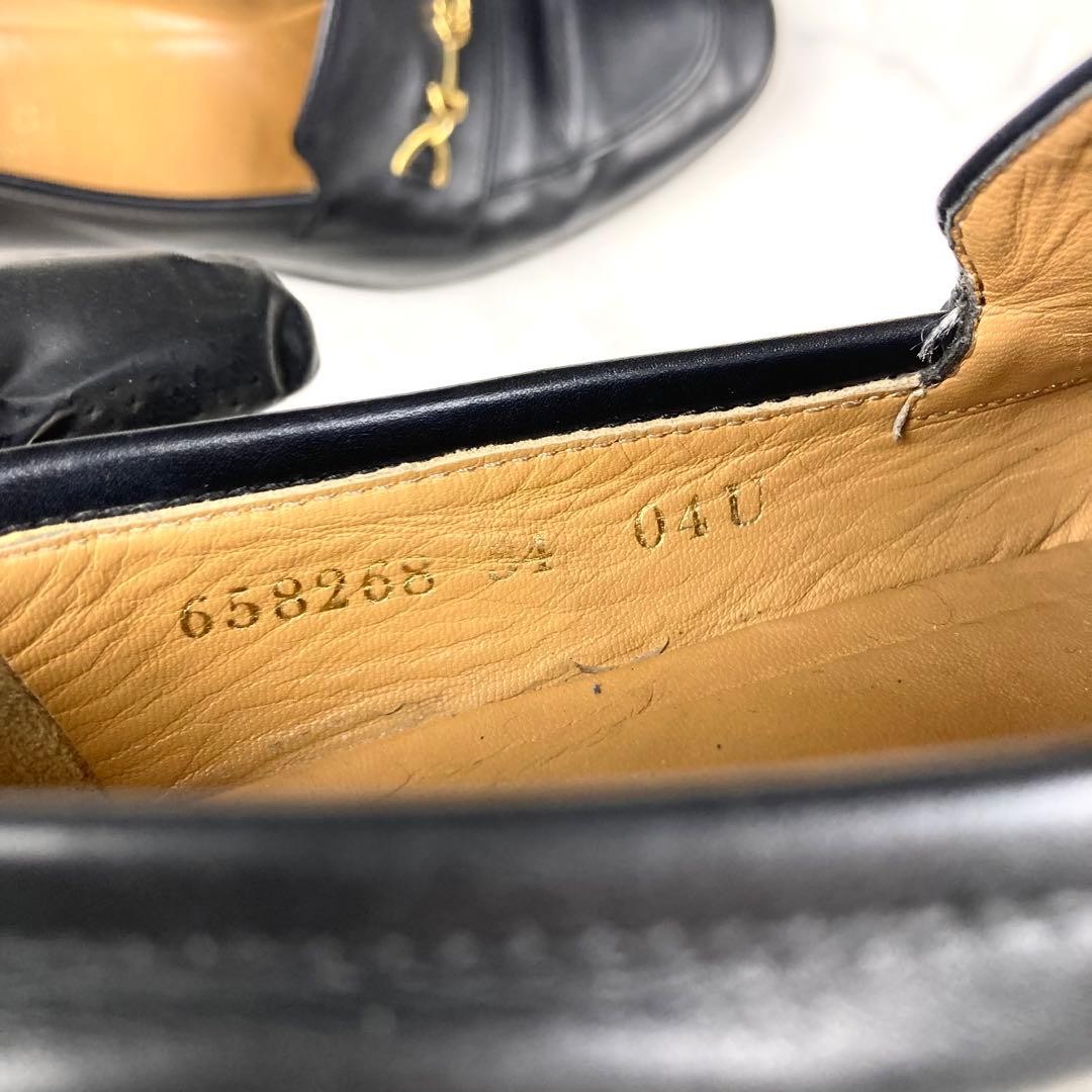 GUCCI Women's Loafers Horsebit Leather Black EU34/US4 120217c thumbnail 9