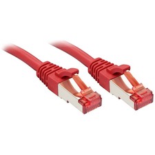 Image of LINDY 47739 Network cable CAT 6 S/FTP 15 m Red
