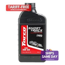 Torco P010002C, Set of 12 5W50 Racing Oil Case 12 X 1 Liter Performance Parts