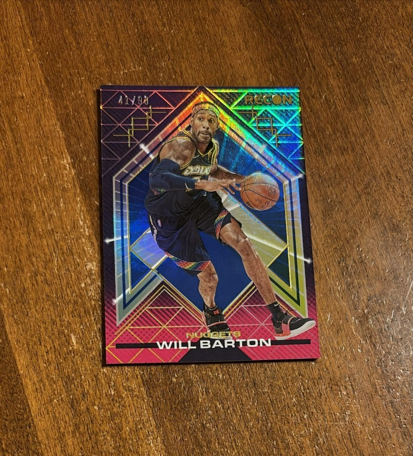 Will Barton 2021-22 Panini Recon Blue #19 Denver Nuggets Memphis Blazers /99