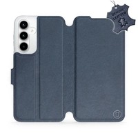 HandyhüLle FüR Galaxy A35 5G Mobiwear Case Cover SchutzhüLle Etui Dunkelblau