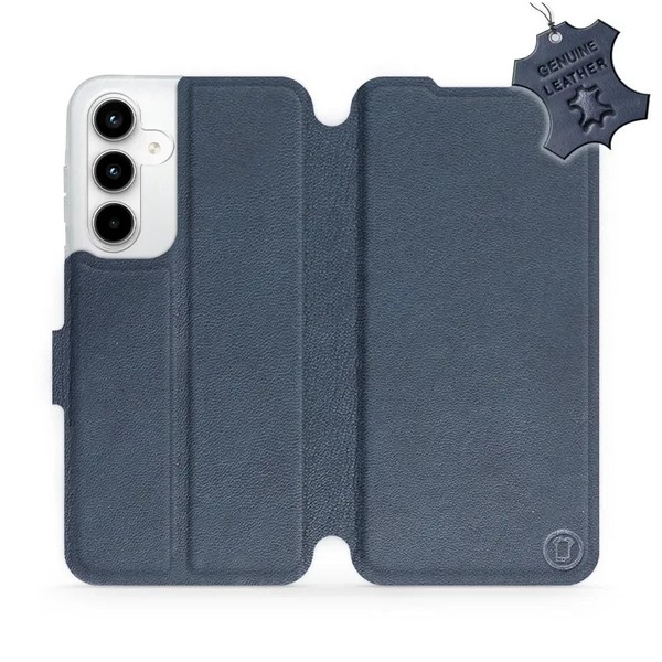 HandyhüLle FüR Galaxy A35 5G Mobiwear Case Cover SchutzhüLle Etui Dunkelblau-image