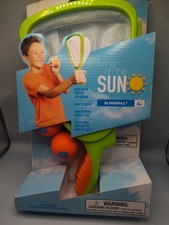 Bring on the Sun Slingball 4 Piece set Outdoor Kids Toy 2 Rackets and 2 Balls