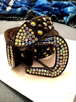 Gorgeous Studded Rhinestone Belt by T. Milano Fits 32-38