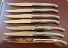 Laguiole Bee steak knives set 7 stainless steel handles clean nice — photo 1