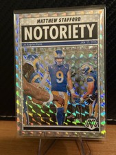 Matthew Stafford Notoriety Silver Mosaic Prizm 2025 Panini Mosaic #7 Rams