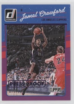 2016-17 Panini Donruss Press Proof Purple 75/199 Jamal Crawford #28 8f4