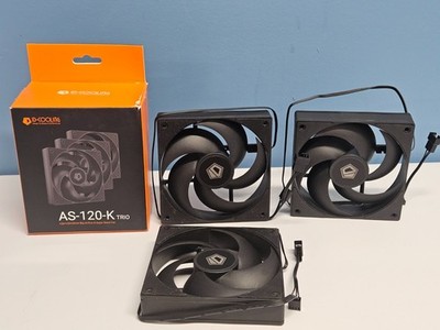 ID-Cooling AS-120-K Trio 120x120x25mm Big Airflow & Silent Fan - New in Open Box