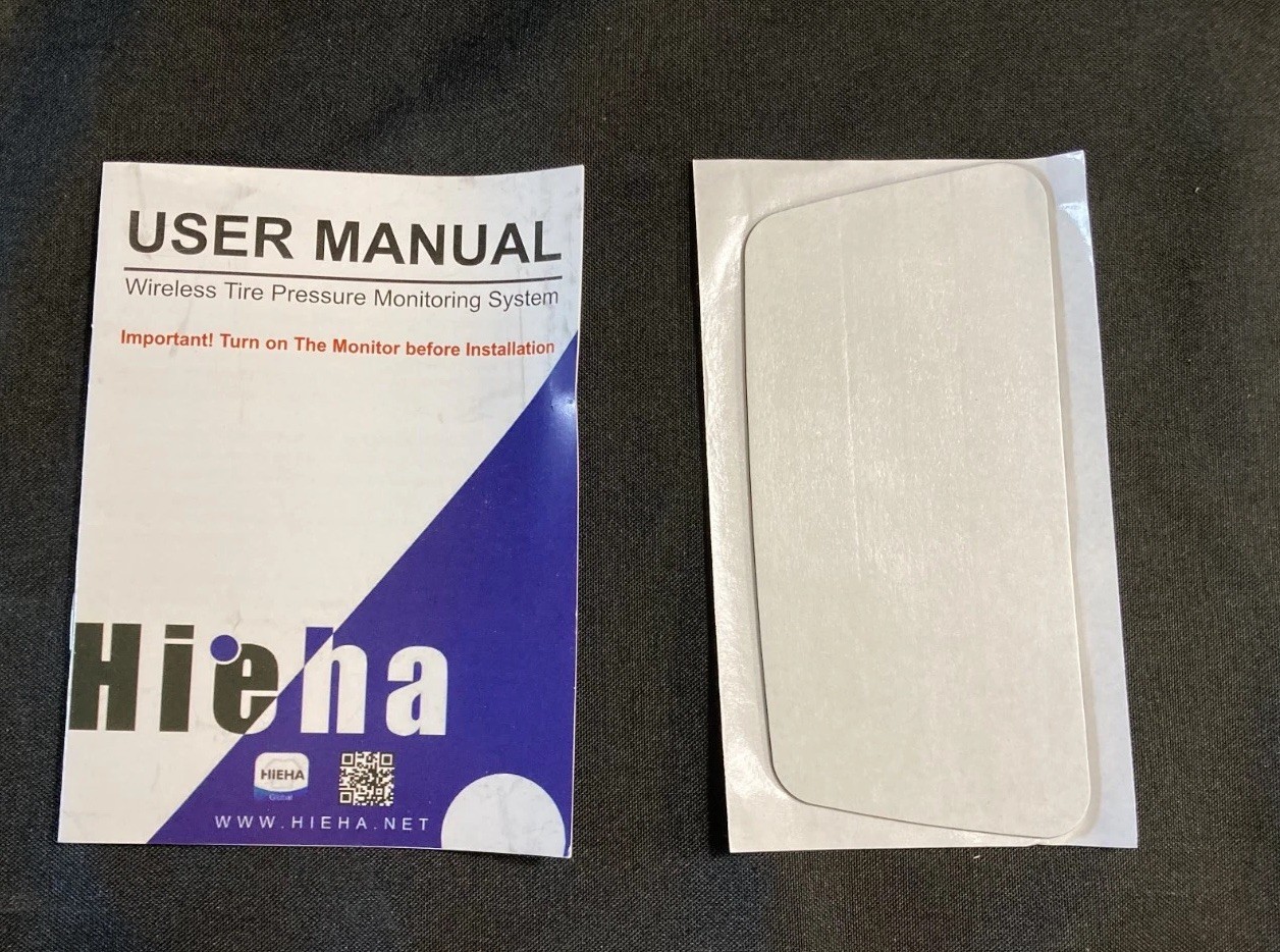 Hieha Tire Pressure Monitoring System,  Wireless Solar RV TPMS with 4