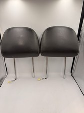 2010-2014 Chrysler 200dodge Avenger Active Headrest -- Black Leather Lot Of 2 2010-2014 Chrysler 200dodge Avenger Active Headrest -- Black Leather Lot Of 2