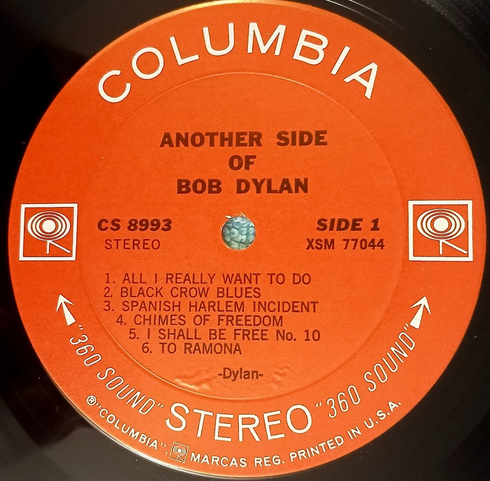 1967 Bob Dylan - Another Side Of Bob Dylan - Columbia CS 8993 PROMO 12" LP NM- - Image 4 of 4