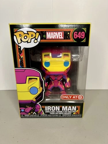 Funko Pop! Marvel: Iron Man Target Exclusive Blacklight #649