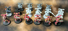 Warhammer 40K Chaos Space Marines Legionaries - Lot of 16 - Partially Painted
