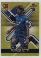 2021-22 Topps Finest Bundesliga Yellow Refractor /350 Georginio Rutter #81 n1u