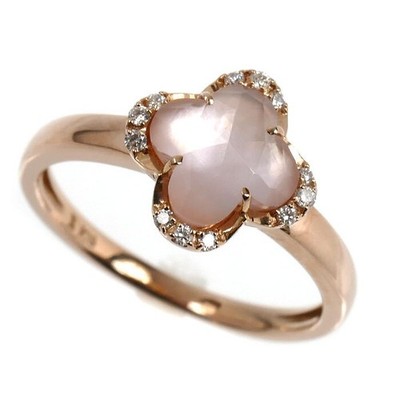 Vendome Aoyama Rosenquarz Ring Rosenquarz 750PG US#5-3/4 P0063607