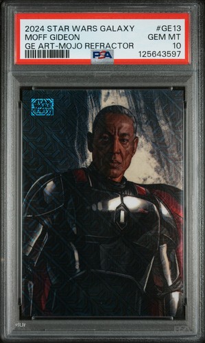 MOFF GIDEON 2024 Star Wars Galaxy Empire Art MOJO REFRACTOR /50 THE ONLY PSA 10!