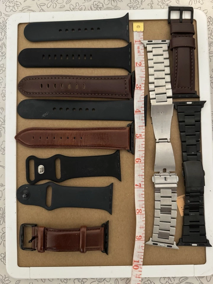 Lote de 7 correas para Apple Watch 38/40 diferentes diseños. Foto 3 de 3