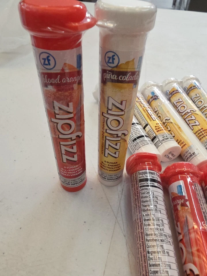 Zipfizz Healthy Energy Drink Mix Combo Pack 28 Tubos NOVO WH6 - Imagem 4 de 4