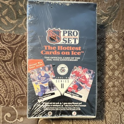 Pro Set 1991-92 Series II NHL Hockey Trading Card Box Sealed 75 Cards