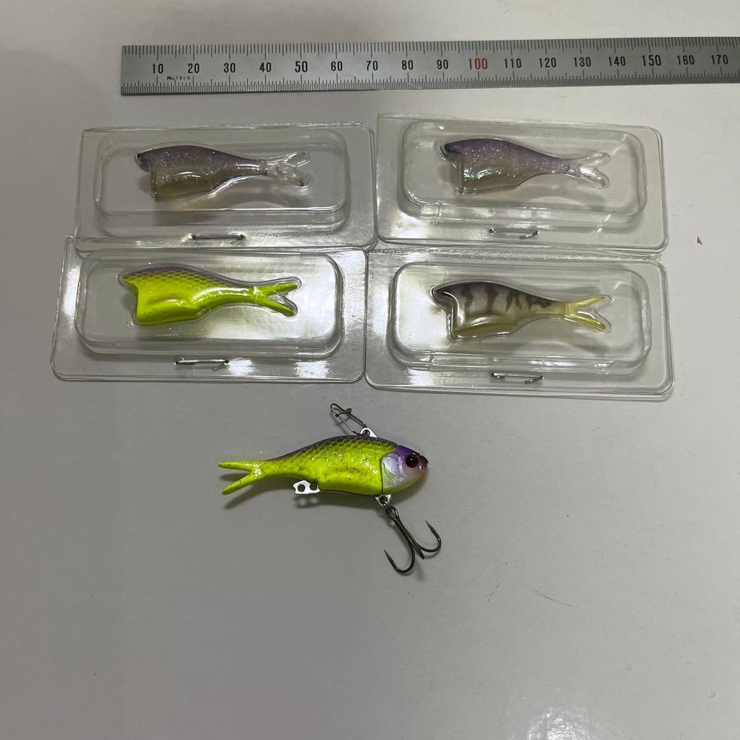 Juble Jackal Spare 4pcs Set for Bass Fishing Lures, Fishing Accessories - Image 2