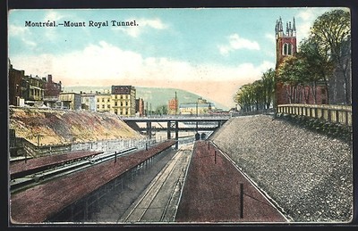 Ansichtskarte Montréal, Mount Royal Tunnel 