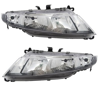Scheinwerfer Set für Honda Civic 8 ab 2005- H1 H7 FN FK Limo LWR Motor