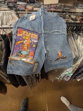 New with tags vintage Jnco jean shorts. Student cut Size 14. Flame head Series