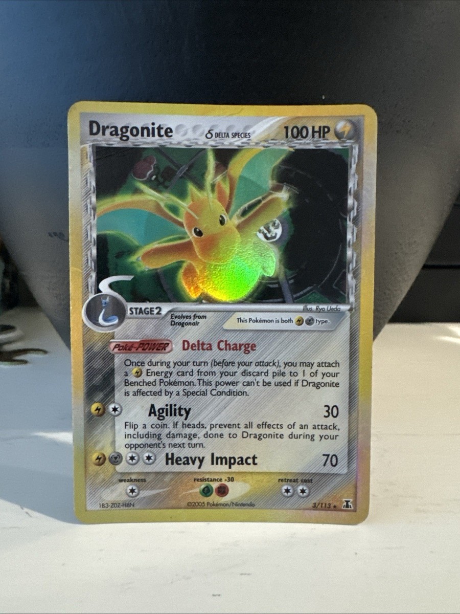 Dragonite EX Delta Species 3/113 Holo Rare 100 HP Stage 2 Pokmon Card |  eBay