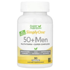 Simply One®, Men's 50+ Multivitamin with Super Adaptogens, B12, Greens, Spices &
